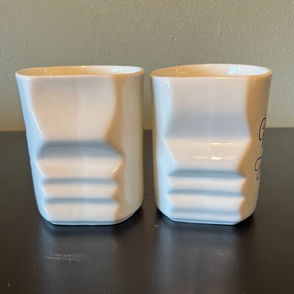 Kissing Couple GOOD MORNING BEAUTIFUL and HANDSOME His & Hers Ceramic Mug Set - Picture 7 of 12
